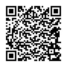 QR-code voor telefoonnummer +12484353509