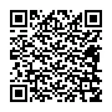 QR-Code für Telefonnummer +12484356433