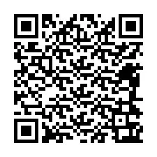 QR Code สำหรับหมายเลขโทรศัพท์ +12484363003