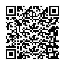 QR Code สำหรับหมายเลขโทรศัพท์ +12484363450