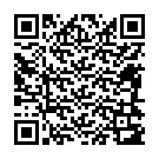 Código QR para número de teléfono +12484383003