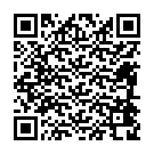 Código QR para número de teléfono +12484428907