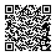 Código QR para número de teléfono +12484750347