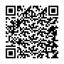 QR Code สำหรับหมายเลขโทรศัพท์ +12484754189