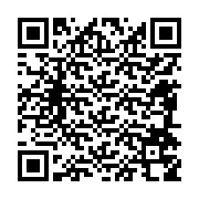 QR Code สำหรับหมายเลขโทรศัพท์ +12484758708