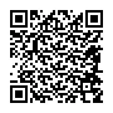 QR код за телефонен номер +12484758789