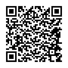 Código QR para número de teléfono +12484758969