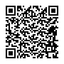 電話番号のQRコード +12484928557
