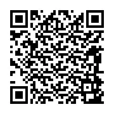 Codice QR per il numero di telefono +12484943450