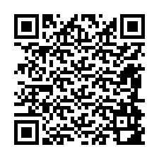 QR код за телефонен номер +12484982585