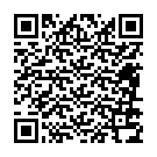 Codice QR per il numero di telefono +12486734873