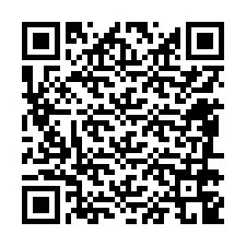 QR-Code für Telefonnummer +12486749858