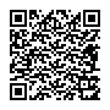 QR-code voor telefoonnummer +12487111436