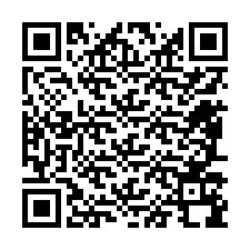 QR код за телефонен номер +12487198769