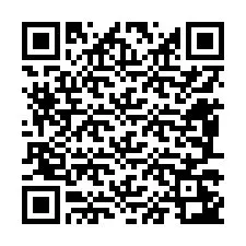 Codice QR per il numero di telefono +12487243134