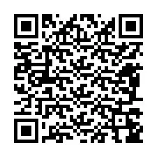 Codice QR per il numero di telefono +12487246034