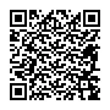 QR код за телефонен номер +12487246717