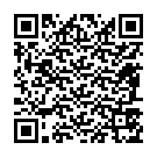 Codice QR per il numero di telefono +12487575849