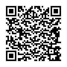 Código QR para número de teléfono +12487581092