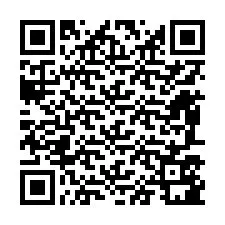 Código QR para número de teléfono +12487581115