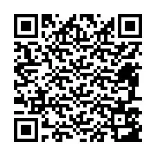 QR код за телефонен номер +12487583507