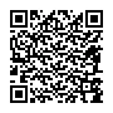 QR код за телефонен номер +12487584009