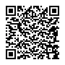 Codice QR per il numero di telefono +12487584418