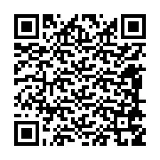 Código QR para número de teléfono +12488759874