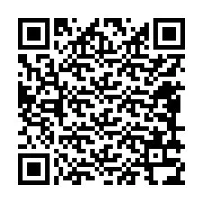 Codice QR per il numero di telefono +12489334538