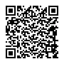 QR-Code für Telefonnummer +12489858830