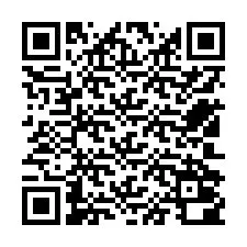 QR-код для номера телефона +12502000617