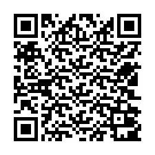 QR-code voor telefoonnummer +12502001076