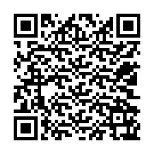 Código QR para número de telefone +12502167639