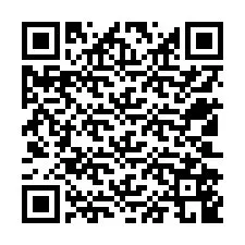 Código QR para número de teléfono +12502549190