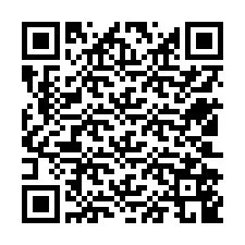 QR код за телефонен номер +12502549192