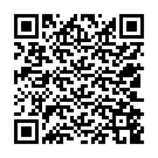 QR код за телефонен номер +12502549194