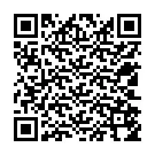 Código QR para número de teléfono +12502554190