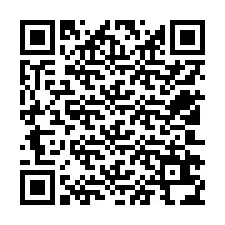 Código QR para número de teléfono +12502634449