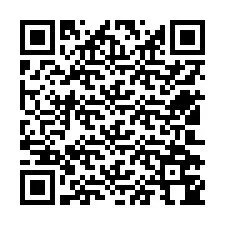 QR-Code für Telefonnummer +12502744356