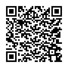 Codice QR per il numero di telefono +12502744358