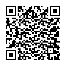 Codice QR per il numero di telefono +12504229634