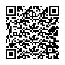 QR код за телефонен номер +12504229636