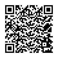 Código QR para número de teléfono +12504423587