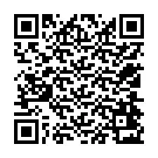 Código QR para número de teléfono +12504423589