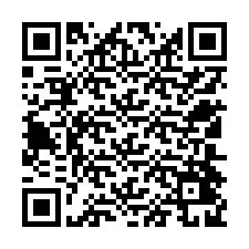 QR код за телефонен номер +12504429654