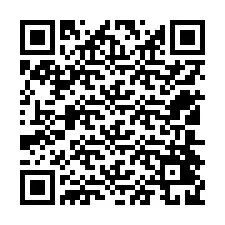 Codice QR per il numero di telefono +12504429655