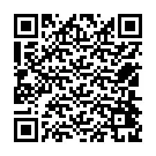 QR Code pour le numéro de téléphone +12504429657