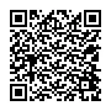 QR код за телефонен номер +12504429660