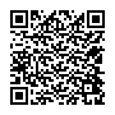 QR Code สำหรับหมายเลขโทรศัพท์ +12504429662