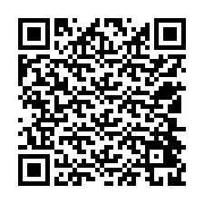 QR Code สำหรับหมายเลขโทรศัพท์ +12504429664